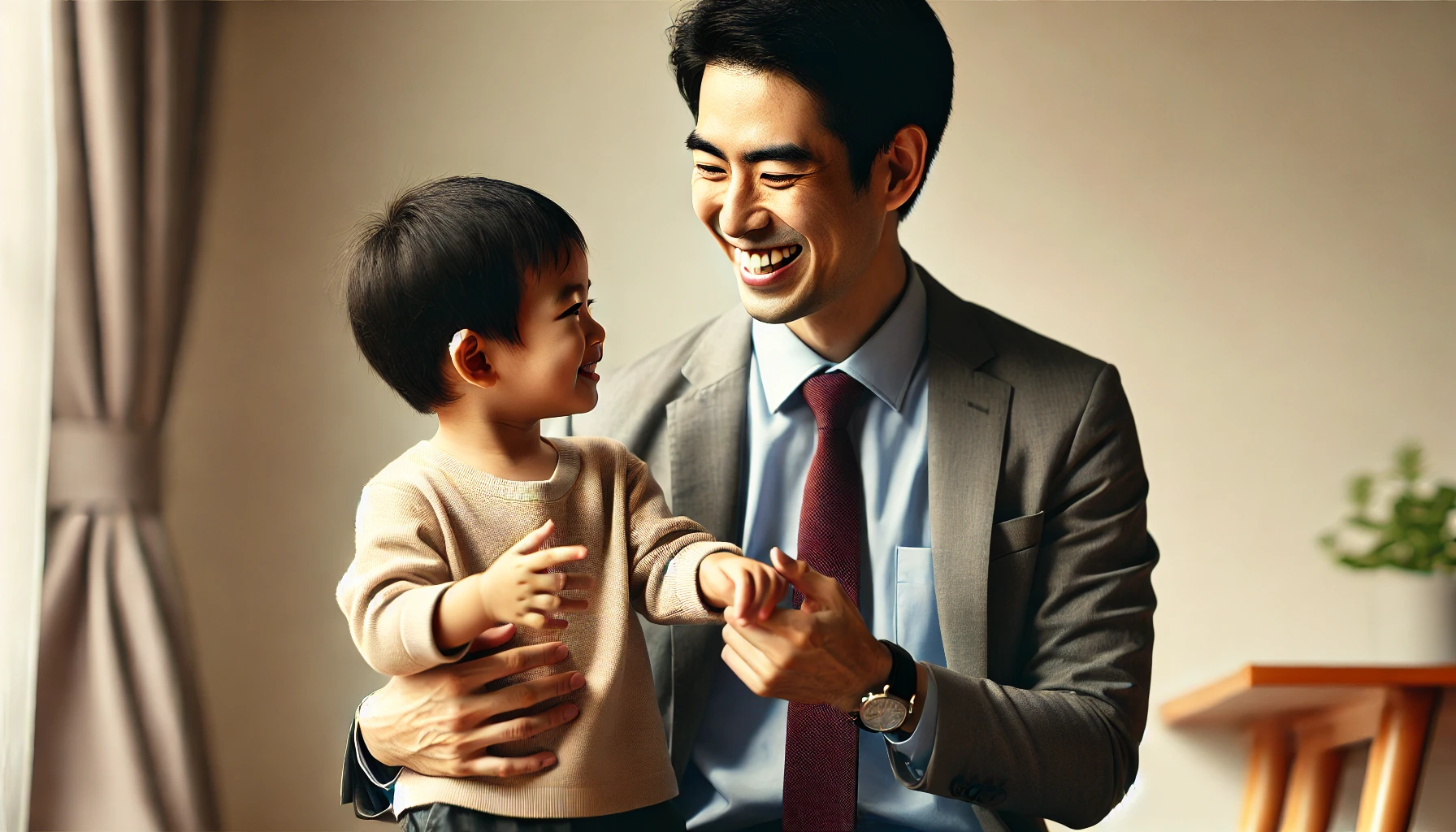 아빠와 아들 사진